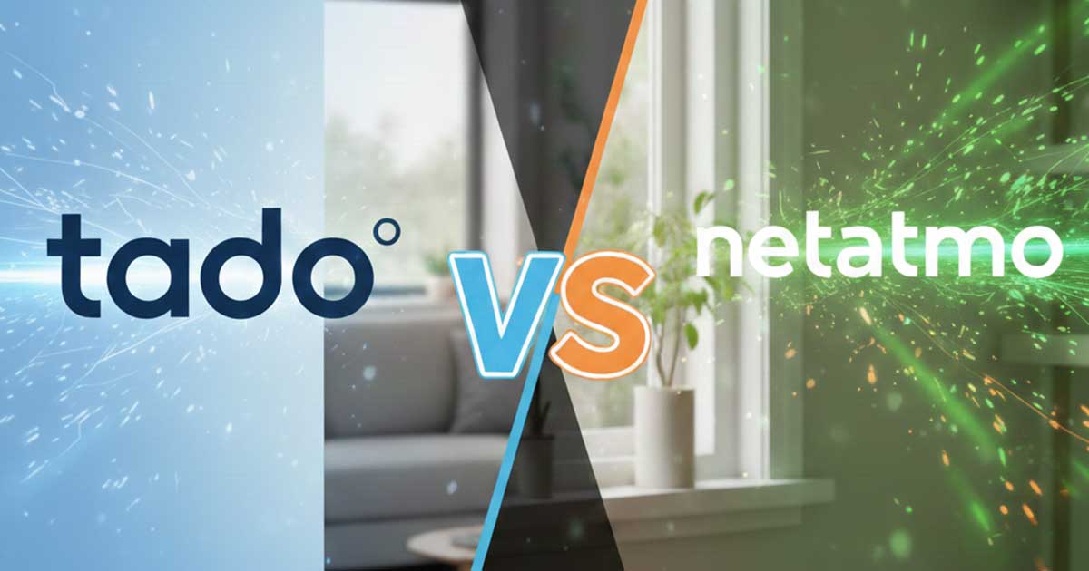 Loghi termostato Tado e Netatmo a confronto per guida acquisto termostato smart
